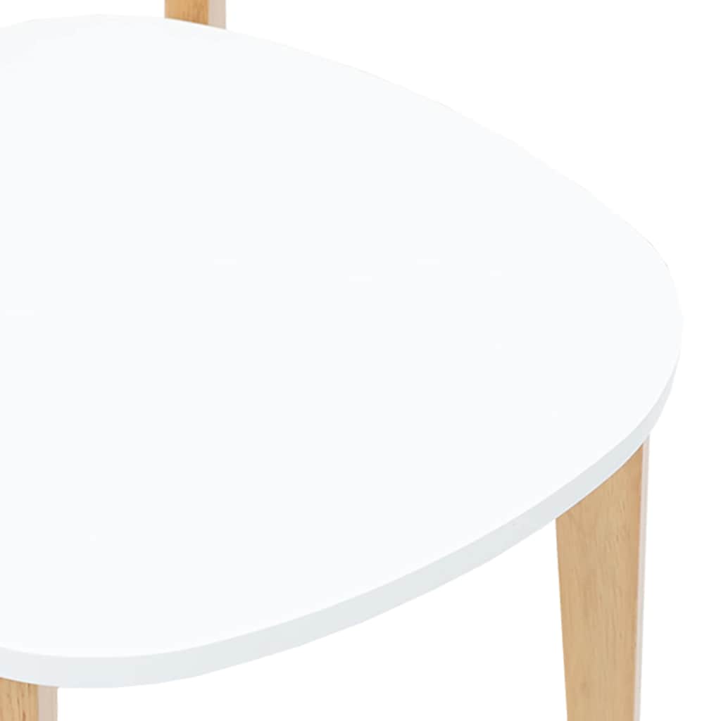 Jídelní Židle 2 Ks Z Masivního Dřeva Rubber