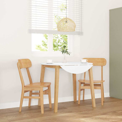 Jídelní Židle S Polštáři 2 Ks Hnědá Masivní Dřevěná Guma