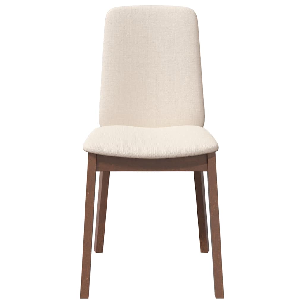 Jídelní Židle S Polštáři 2 Ks Hnědá Masivní Dřevěná Guma