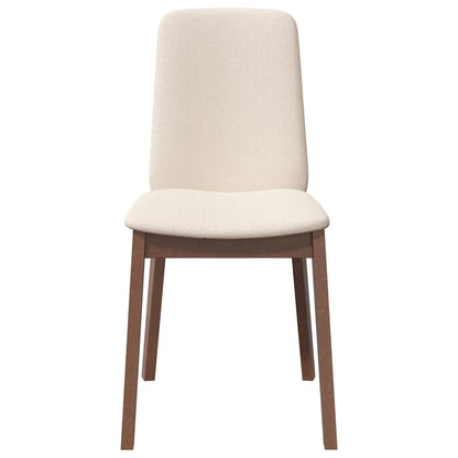 Jídelní Židle S Polštáři 2 Ks Hnědá Masivní Dřevěná Guma