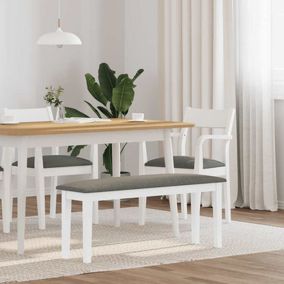 Lavice 110 Cm Hnědá Masivní Dřevo Guma