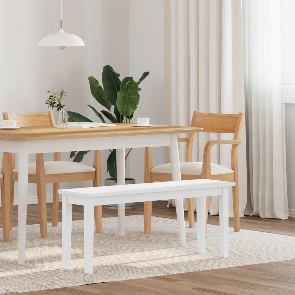 Lavice 110 Cm Hnědá Masivní Dřevo Guma