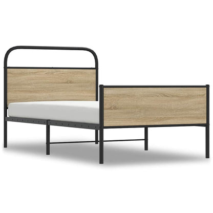 Rám Postele Bez Matrace 100X200 Cm Dub Sonoma Kompozitní Dřevo