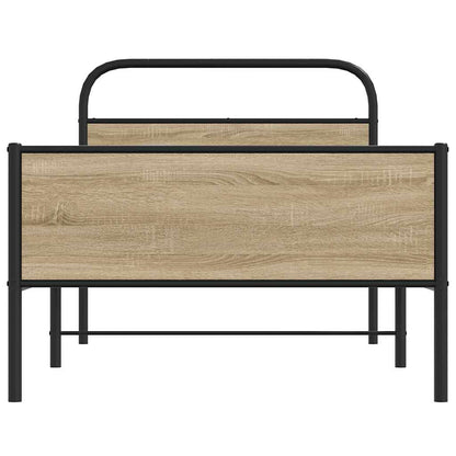 Rám Postele Bez Matrace 100X200 Cm Dub Sonoma Kompozitní Dřevo