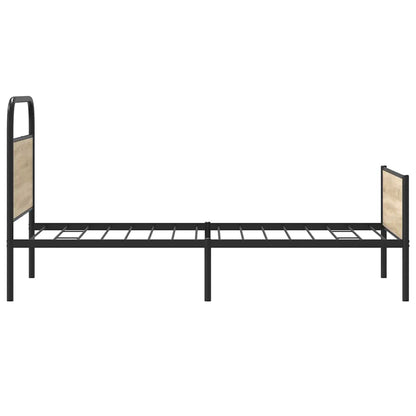 Rám Postele Bez Matrace 107X203 Cm Dub Sonoma Kompozitní Dřevo