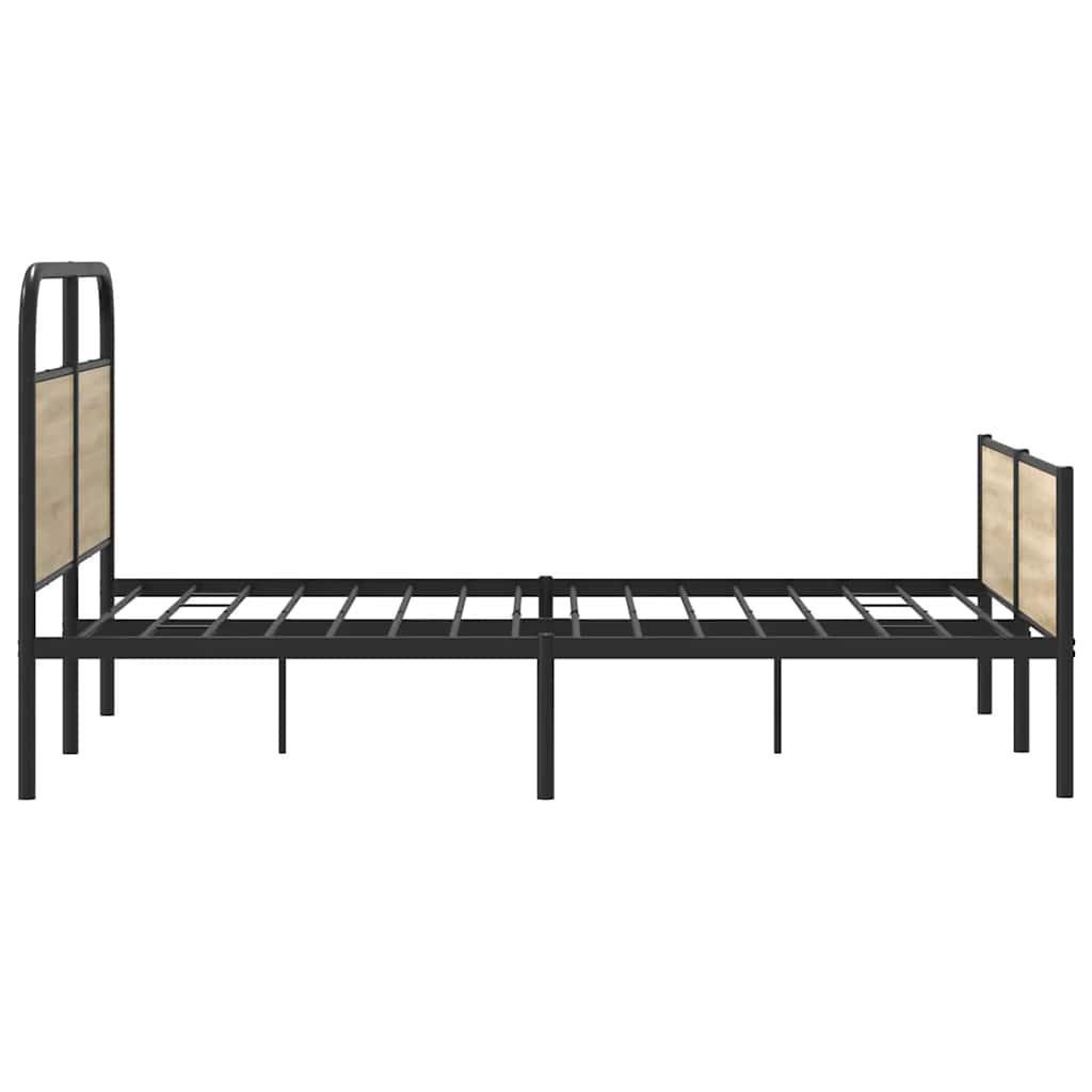 Rám Postele Bez Matrace 120X190 Cm Dub Sonoma Kompozitní Dřevo