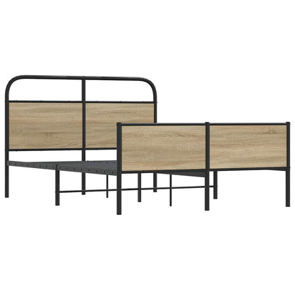 Rám Postele Bez Matrace 120X200 Cm Dub Sonoma Kompozitní Dřevo