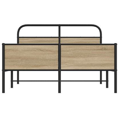 Rám Postele Bez Matrace 120X200 Cm Dub Sonoma Kompozitní Dřevo