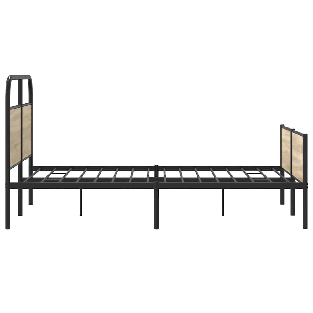 Rám Postele Bez Matrace 120X200 Cm Dub Sonoma Kompozitní Dřevo