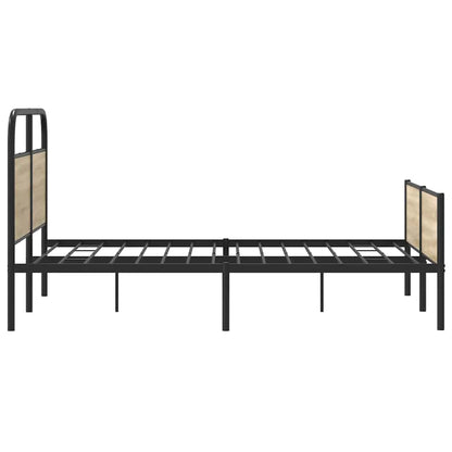 Rám Postele Bez Matrace 135X190 Cm Dub Sonoma Kompozitní Dřevo
