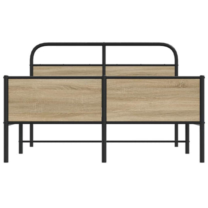 Rám Postele Bez Matrace 140X200 Cm Dub Sonoma Kompozitní Dřevo