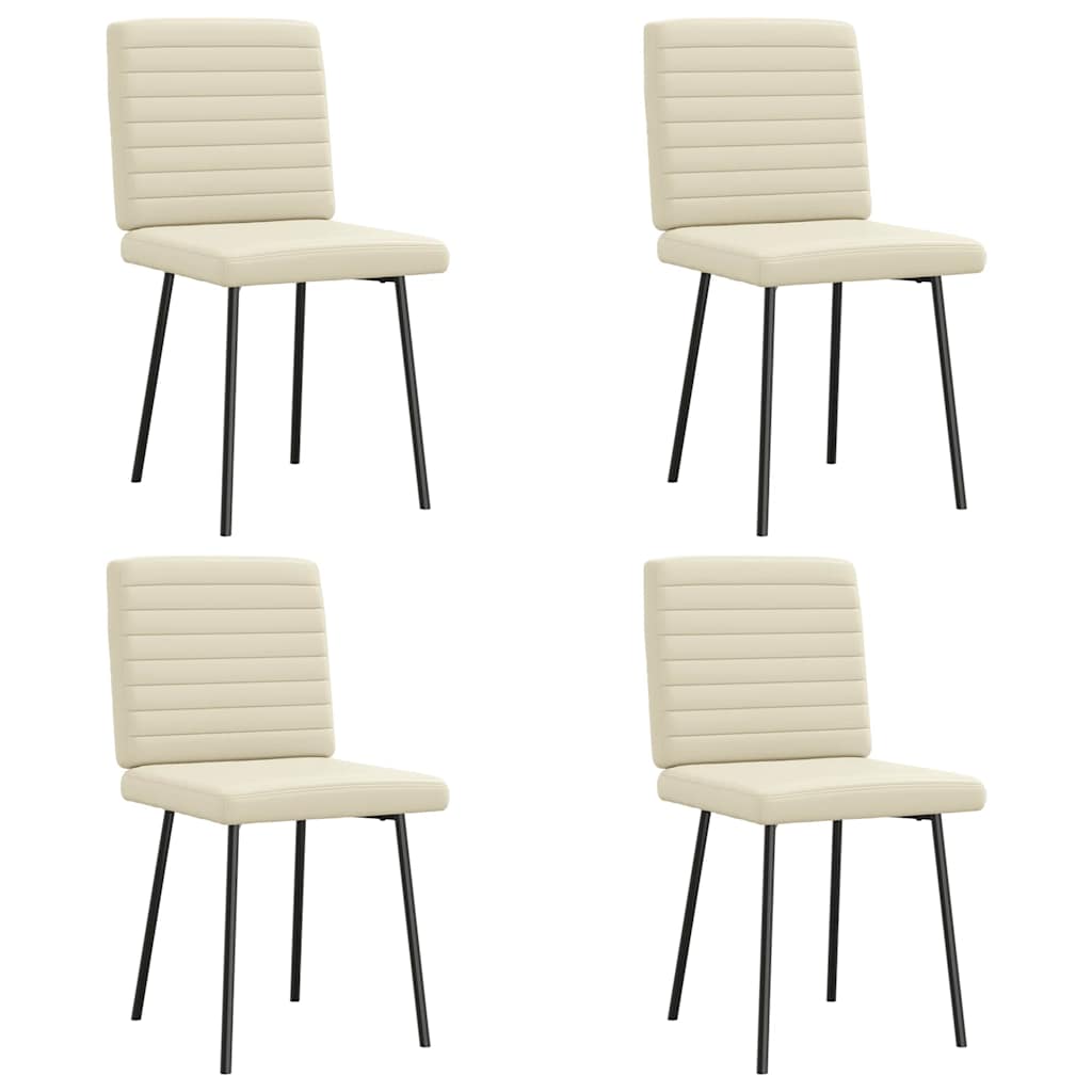 Jídelní Židle 2 Ks Bílé Umělá Kůže