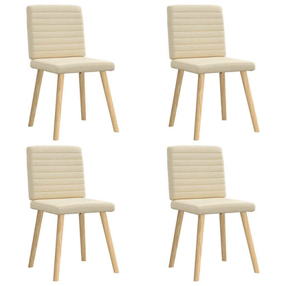 Jídelní Židle 6 Ks Světle Šedé Textil