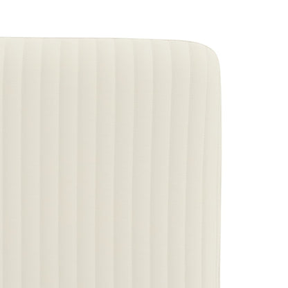 Jídelní Židle 4 Ks Krémové Samet