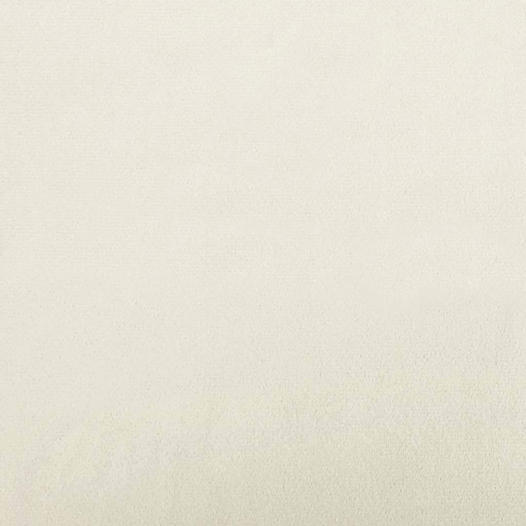 Jídelní Židle 4 Ks Krémové Samet