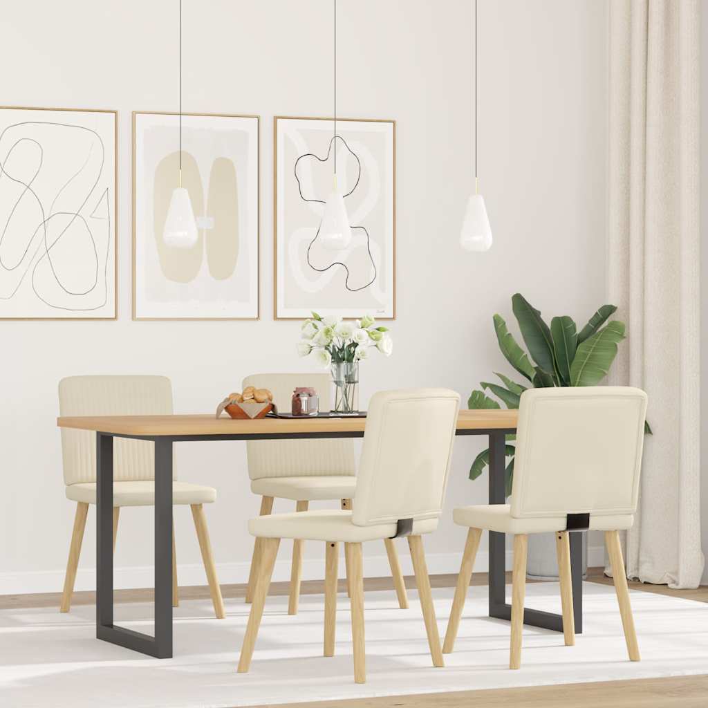 Jídelní Židle 4 Ks Světle Šedé Textil