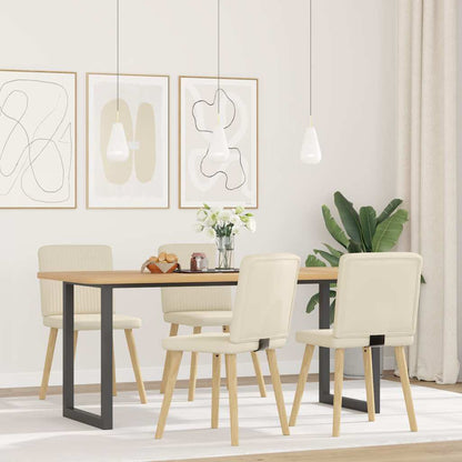 Jídelní Židle 4 Ks Světle Šedé Textil