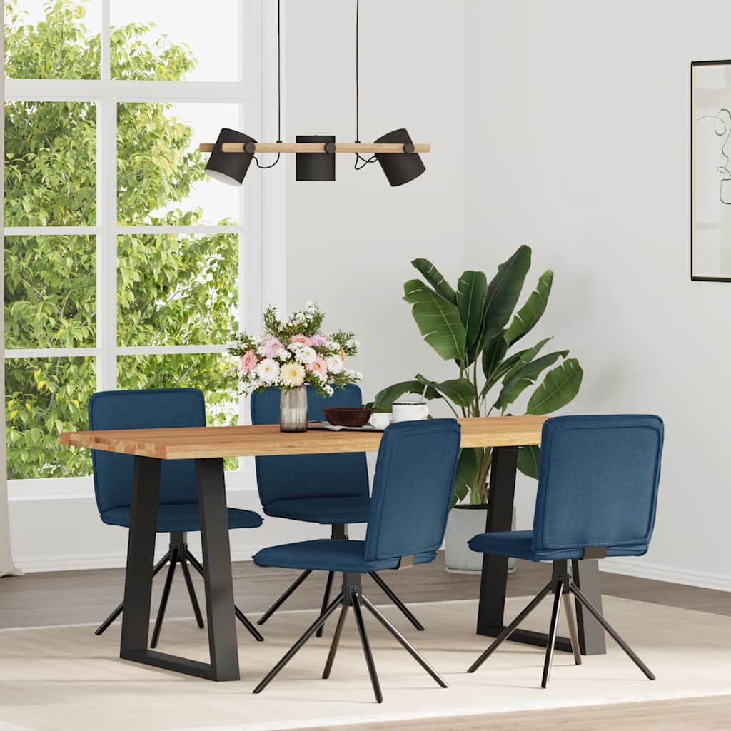 Jídelní Židle 2 Ks Černé Textil