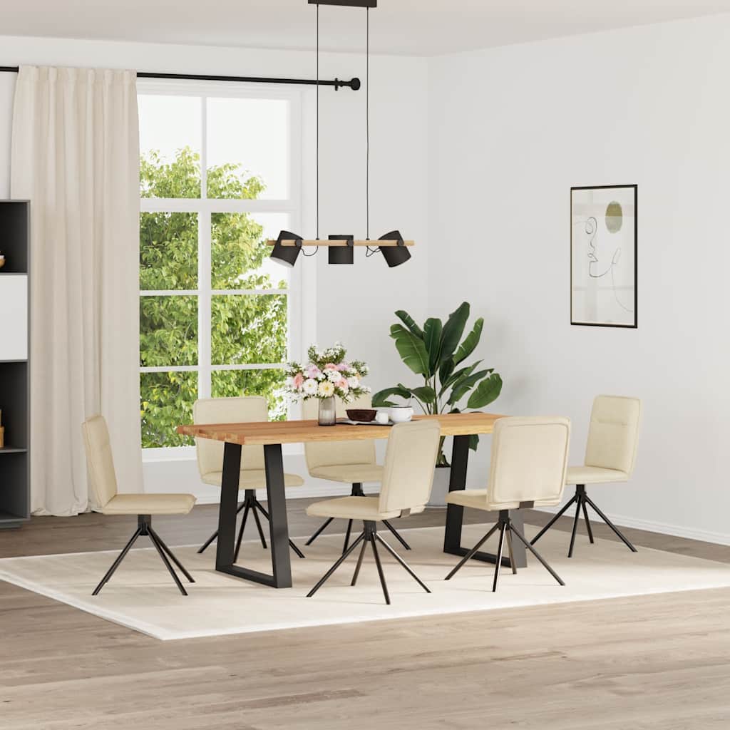 Jídelní Židle 2 Ks Černé Textil