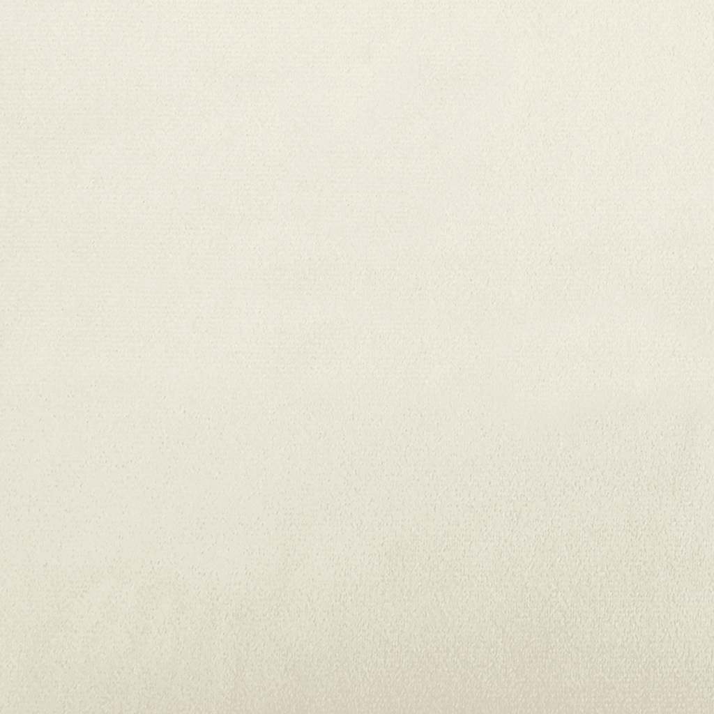 Jídelní Židle 6 Ks Krémové Samet