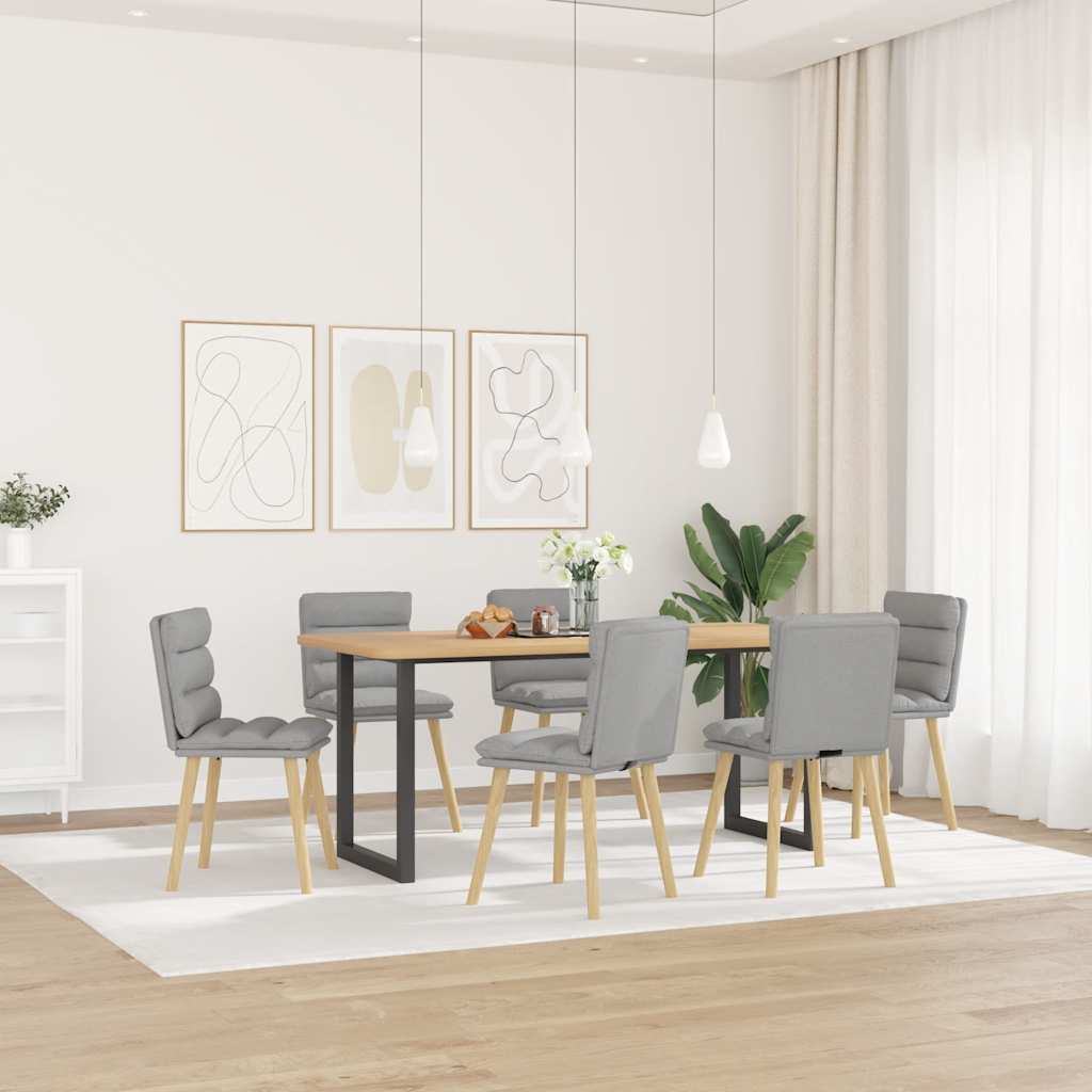 Jídelní Židle 6 Ks Tmavě Zelené Textil