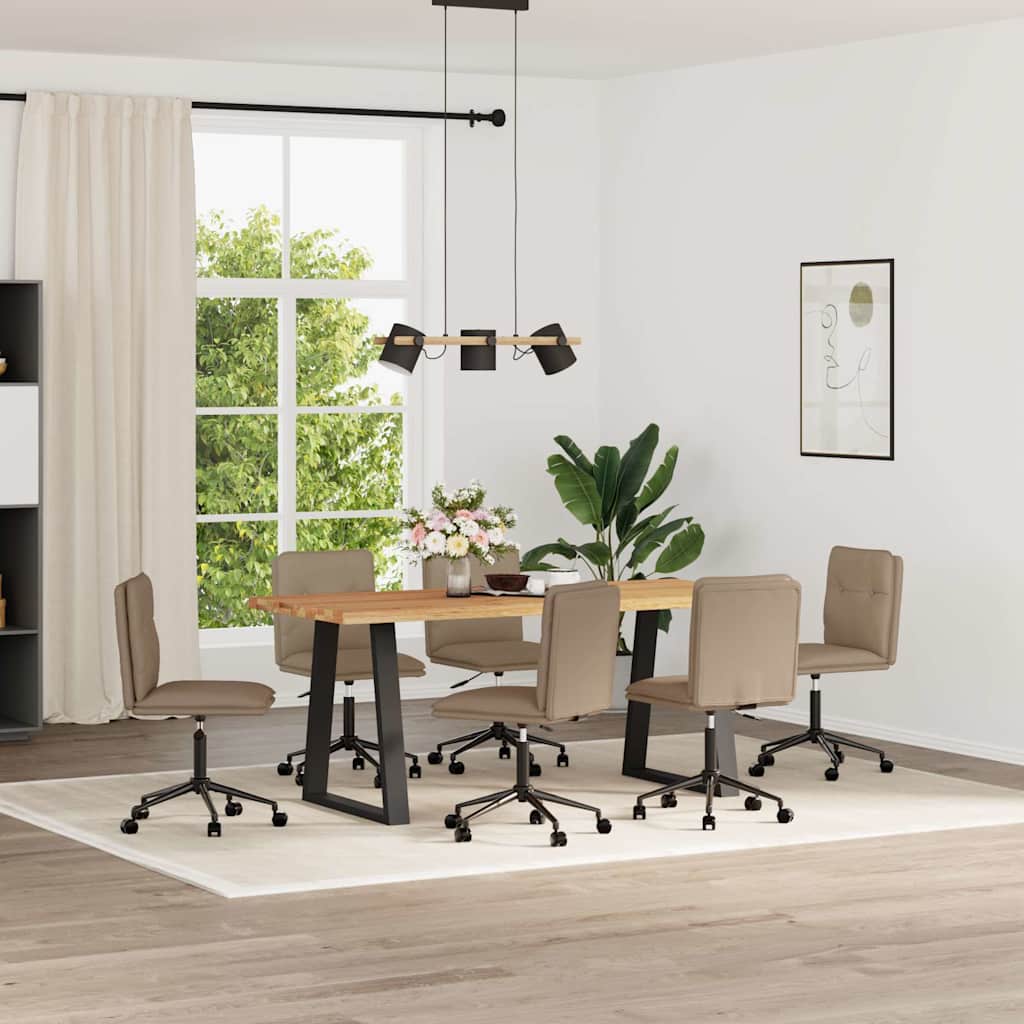 Jídelní Židle 6 Ks Umělá Kůže