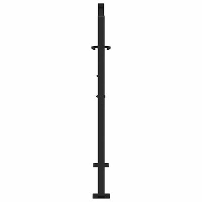 Zahradní Branka Černá Ocel Design Listů