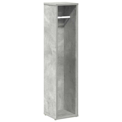 Koupelnová Skříňka S Držákem Na Role, Betonově Šedá 20,5 X 20 X 90 Cm