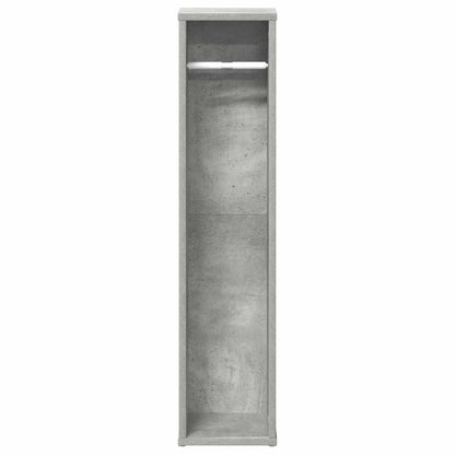 Koupelnová Skříňka S Držákem Na Role, Betonově Šedá 20,5 X 20 X 90 Cm