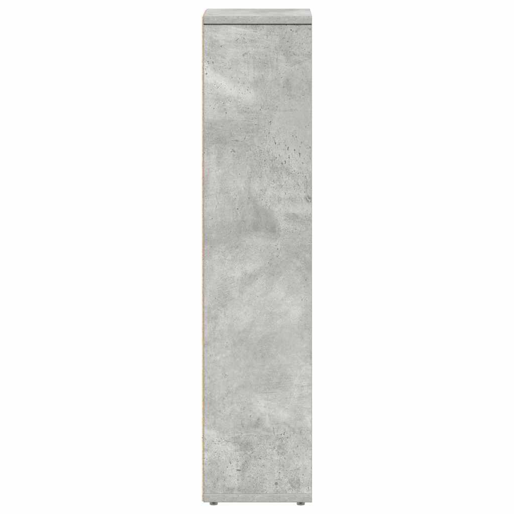 Koupelnová Skříňka S Držákem Na Role, Betonově Šedá 20,5 X 20 X 90 Cm