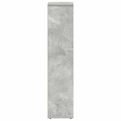 Koupelnová Skříňka S Držákem Na Role, Betonově Šedá 20,5 X 20 X 90 Cm