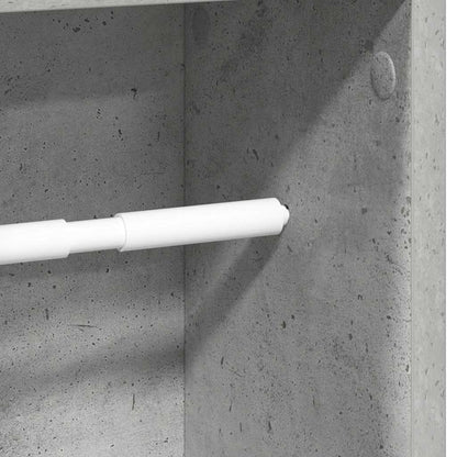 Koupelnová Skříňka S Držákem Na Role, Betonově Šedá 20,5 X 20 X 90 Cm