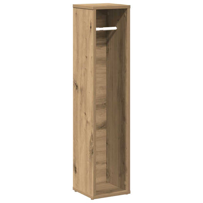 Koupelnová Skříňka S Držákem Na Role, Dubová Řemeslná 20,5 X 20 X 90 Cm