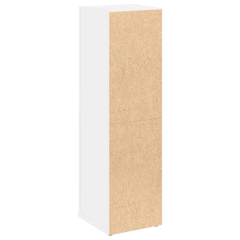 Koupelnová Skříňka S Držákem Rolí Bílá 20,5X22X72 Cm