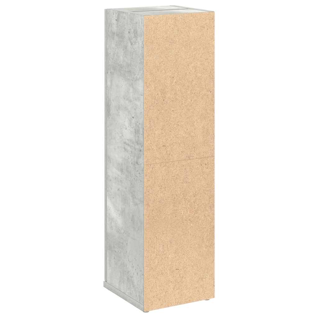 Koupelnová Skříňka S Držákem Rolí Betonově Šedá 20,5X22X72 Cm
