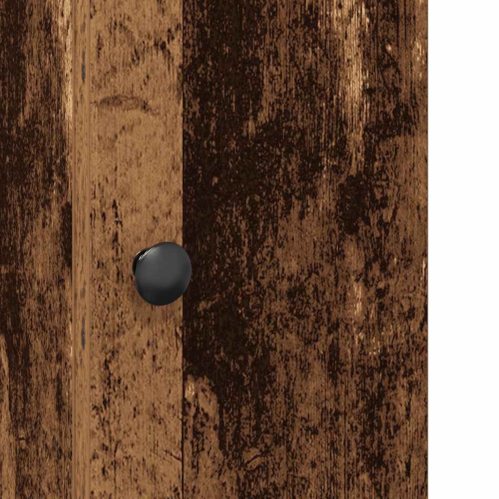 Koupelnová Skříňka S Držákem Rolí Old Wood 20,5 X 22 X 72 Cm