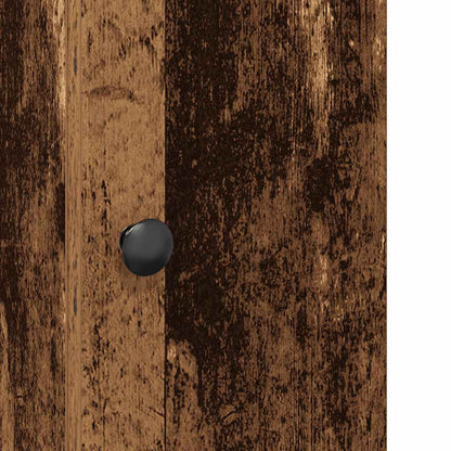 Koupelnová Skříňka S Držákem Rolí Old Wood 20,5 X 22 X 72 Cm