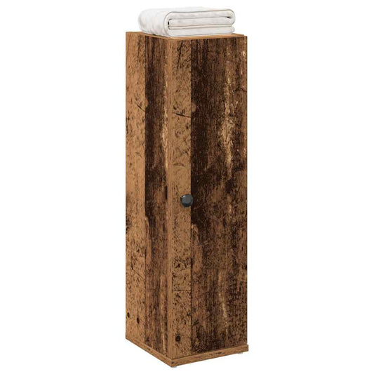 Koupelnová Skříňka S Držákem Rolí Old Wood 20,5 X 22 X 72 Cm