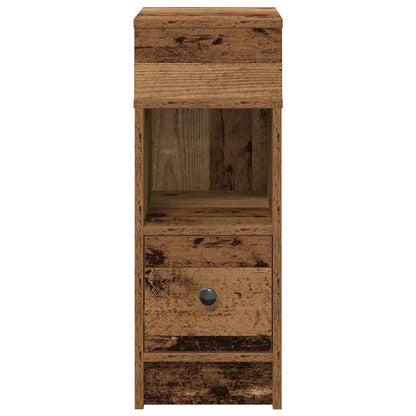 Noční Stolek Se Zásuvkou Old Wood 25 X 31 X 66 Cm