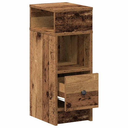 Noční Stolek Se Zásuvkou Old Wood 25 X 31 X 66 Cm
