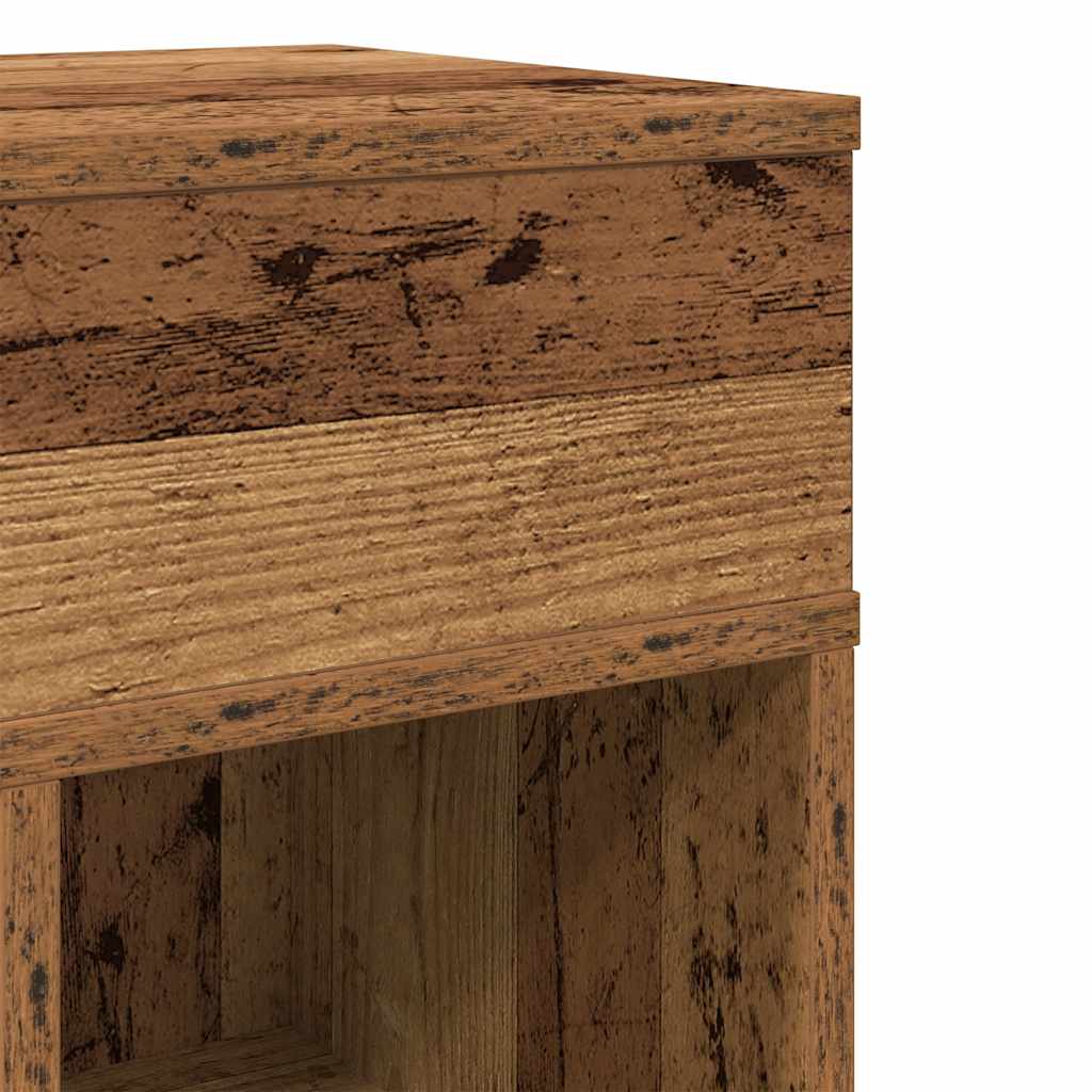 Noční Stolek Se Zásuvkou Old Wood 25 X 31 X 66 Cm