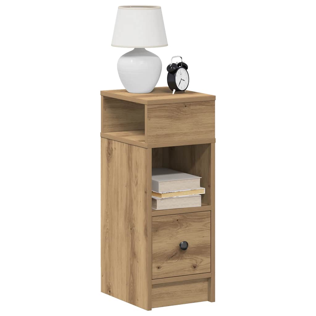 Noční Stolek Se Zásuvkou Old Wood 25 X 31 X 66 Cm