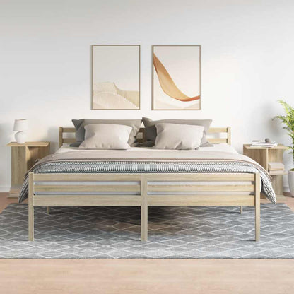 Noční Stolky 2 Ks 46,5X29X61 Cm Kompozitní Dřevo