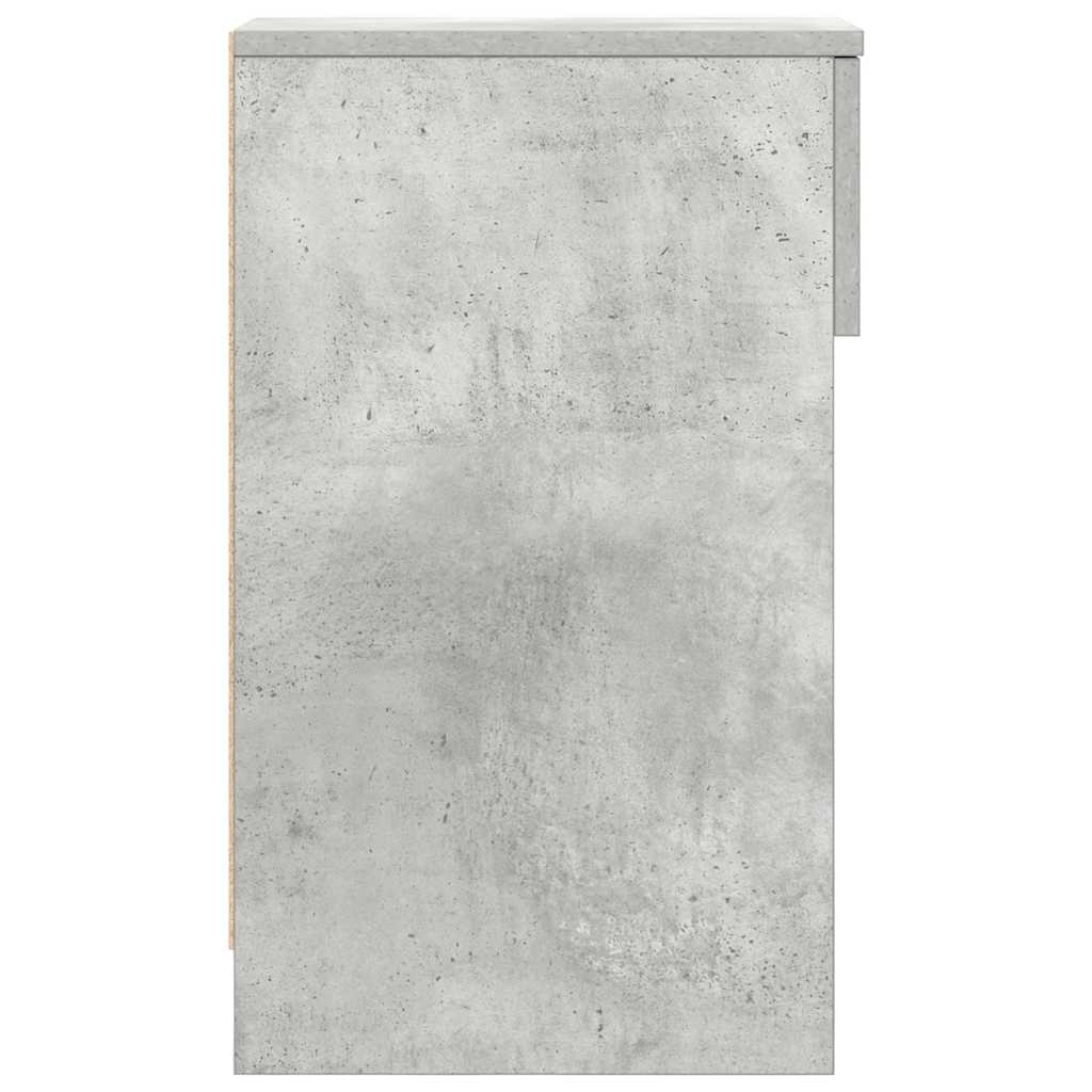 Noční Stolek Se Zásuvkou Betonově Šedá 20X36X60 Cm