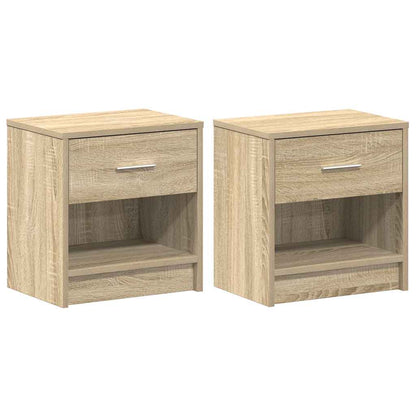 Noční Stolky 2 Ks Se Zásuvkou 39 X 28 X 41 Cm