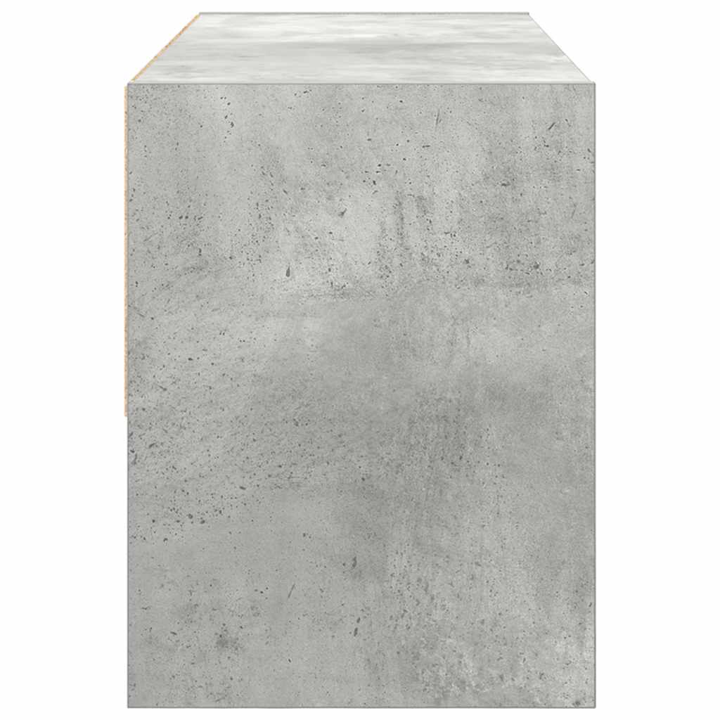 Stohovatelné Botník Betonově Šedá 89,5X30X40 Cm