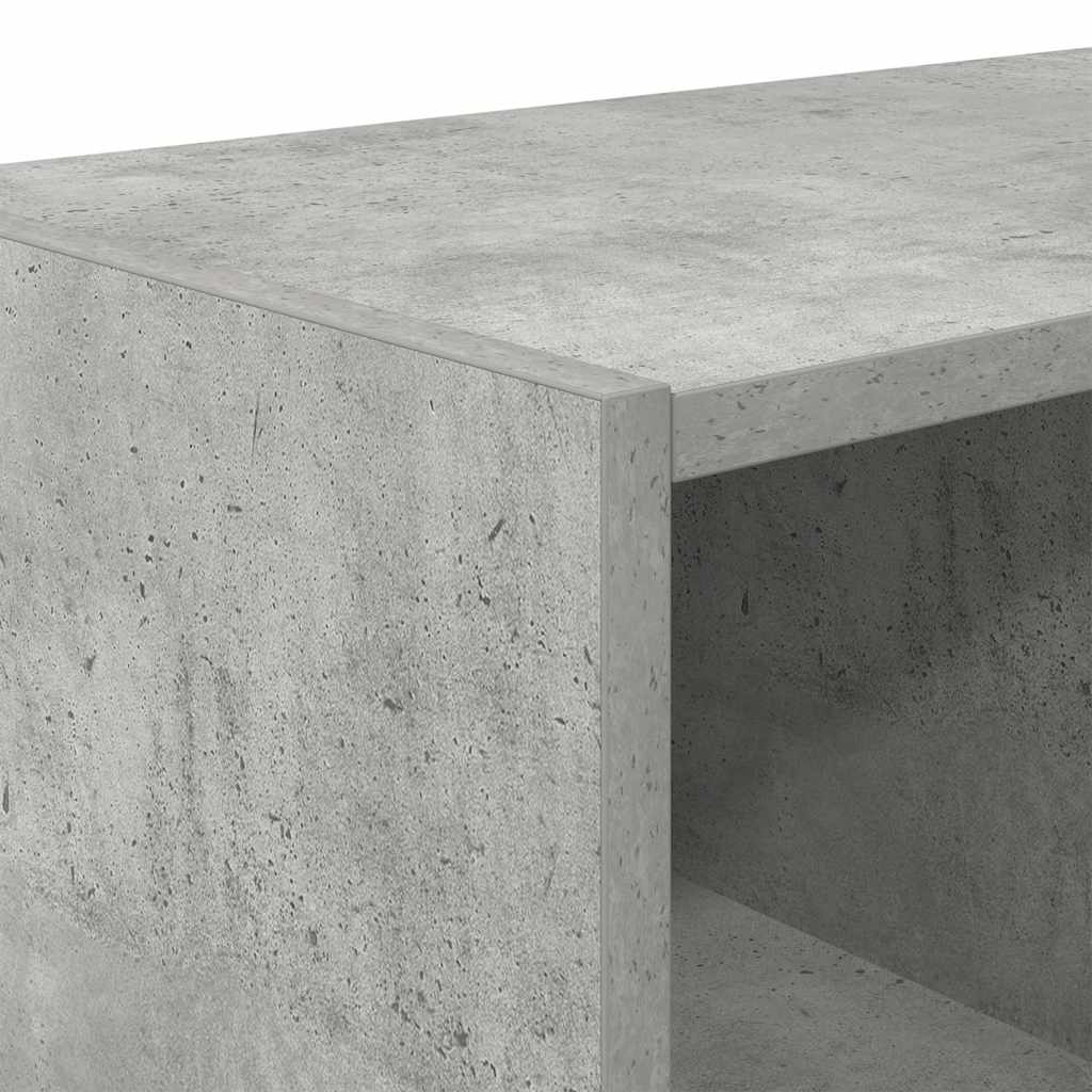 Stohovatelné Botník Betonově Šedá 89,5X30X40 Cm