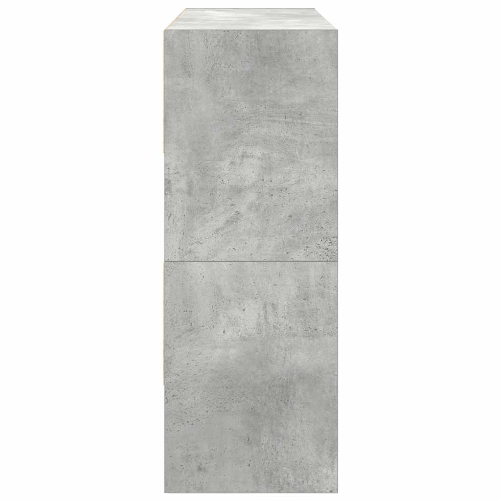 Stohovatelné Botníky 2 Ks Betonově Šedá 89,5X30X40 Cm
