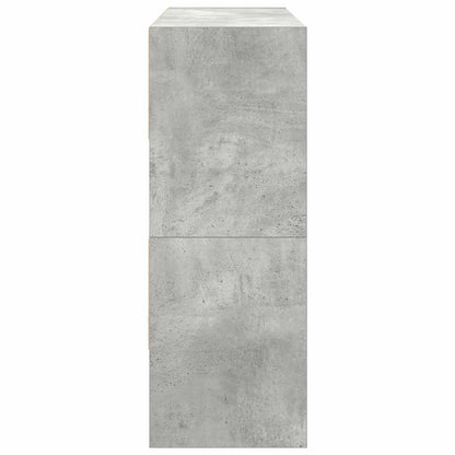 Stohovatelné Botníky 2 Ks Betonově Šedá 89,5X30X40 Cm