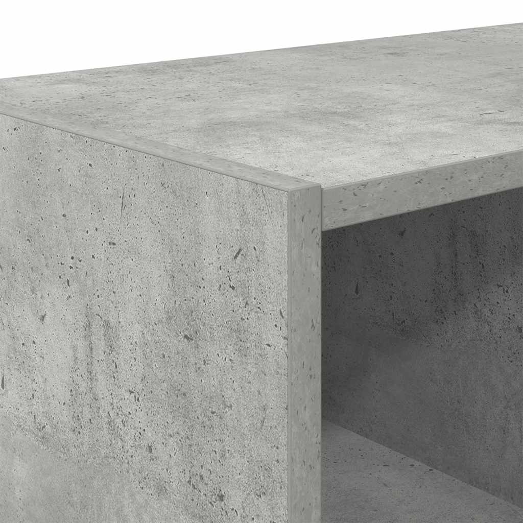 Stohovatelné Botníky 2 Ks Betonově Šedá 89,5X30X40 Cm